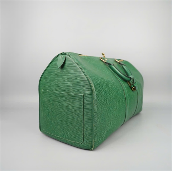 Túi LV du lịch xanh vân sọc KG+