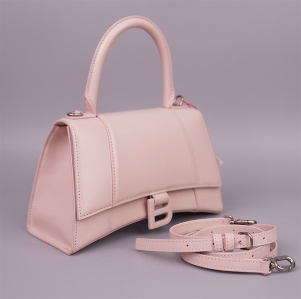 Túi Balenciaga Hourglass hồng sz22 (BQ) KG +
