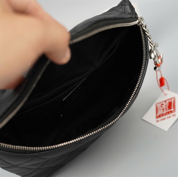 Túi Chanel Bumbag đen (27424770) sz16 (BQ) KG +