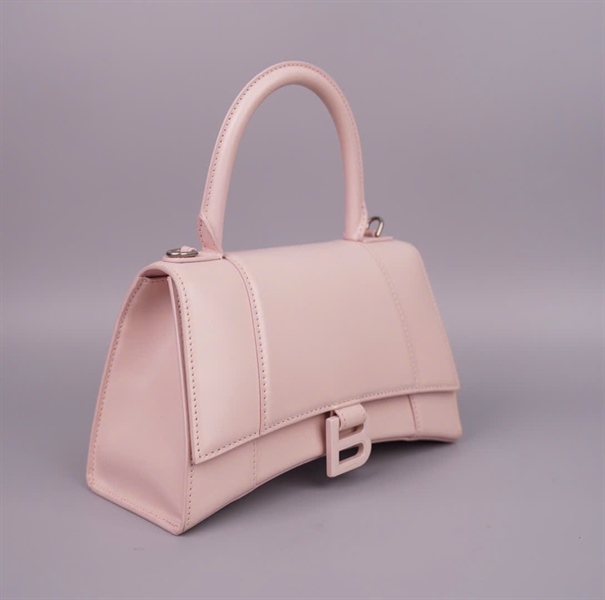 Túi Balenciaga Hourglass hồng sz22 (BQ) KG +