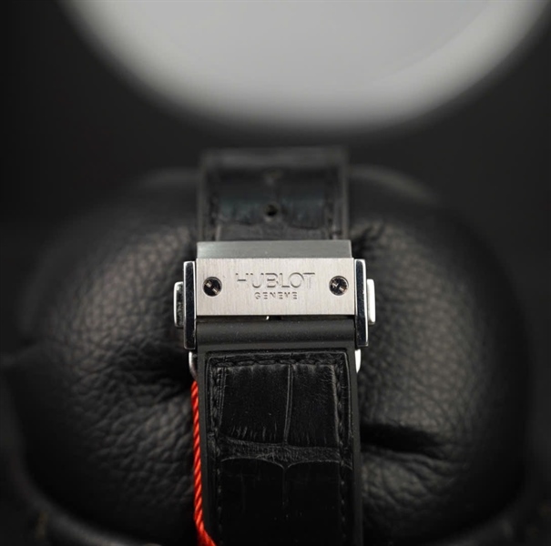 Đồng hồ Hublot mặt tròn quai đen 926111 sz40 (HC) KG+