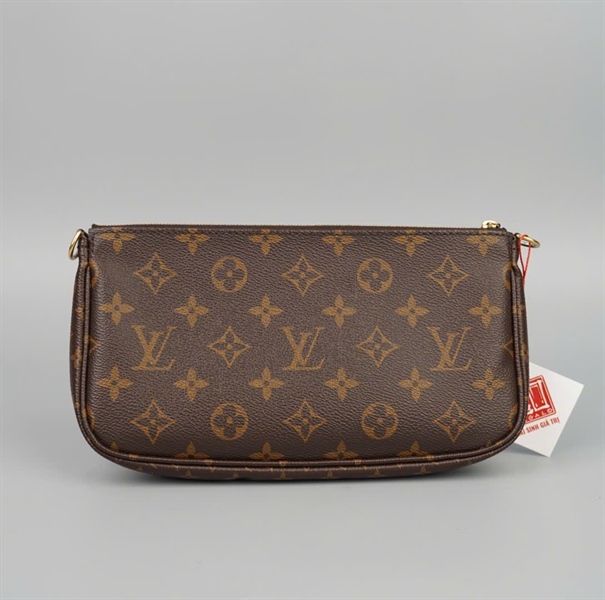 Túi LV Multi Pochette hoa nâu sz22 KG+