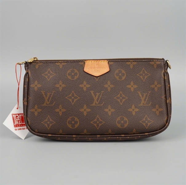 Túi LV Multi Pochette hoa nâu sz22 KG+