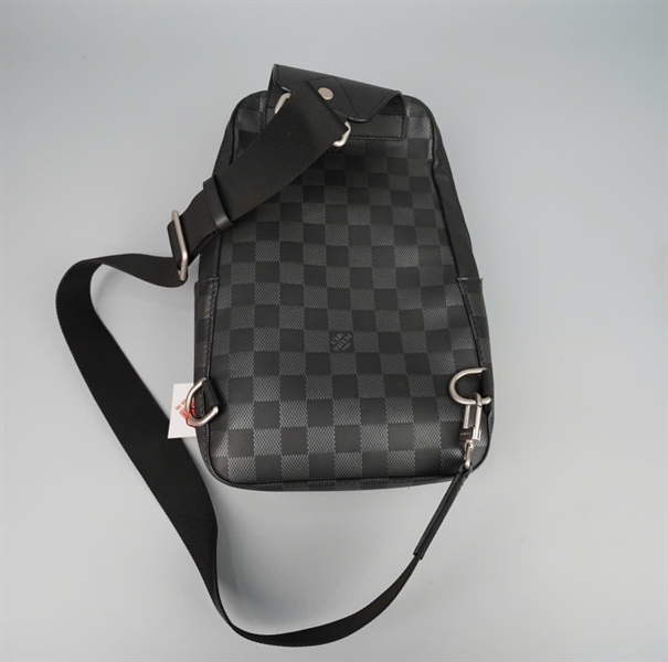 Túi LV đeo chéo ô vuông đen (MB3189) sz17 (BQ) KG +