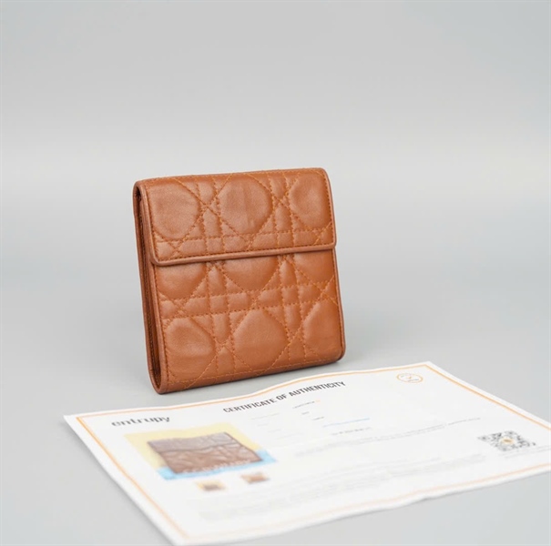 Ví Dior màu nâu KG+