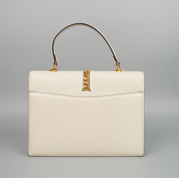 Túi GG Sylvie trắng (001998) sz26 (BQ) KG +