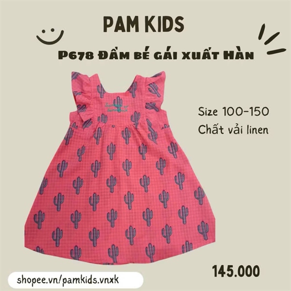 P678 Đầm xốp xuất hàn BG