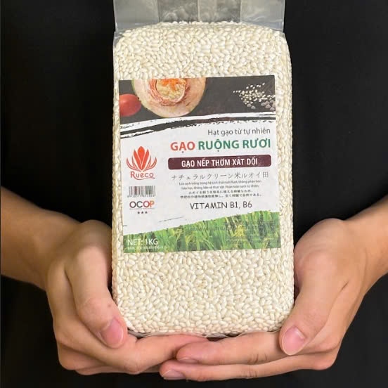 Gạo nếp A Sào ruộng rươi 1kg