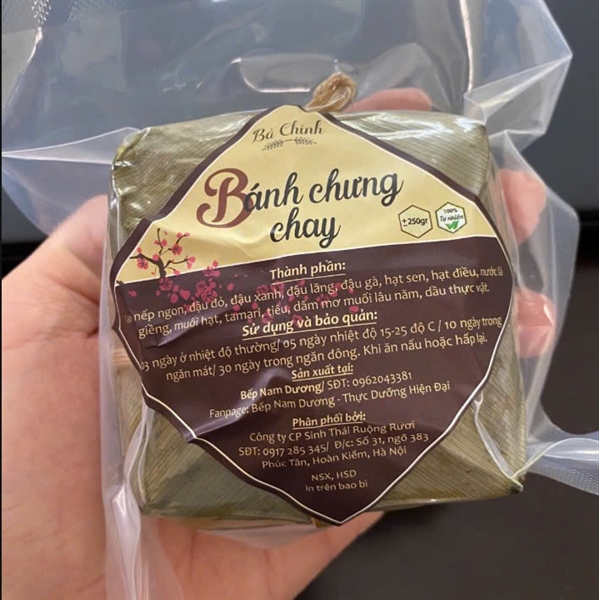 Bánh chưng mini chay 250gr