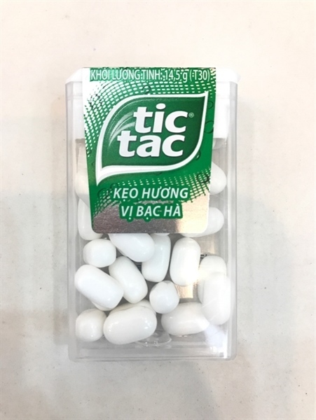 Kẹo ngậm Tictac vị Bạc Hà