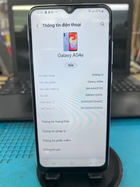 Điện thoại samsung A04e 3GB 32GB - Cũ trầy