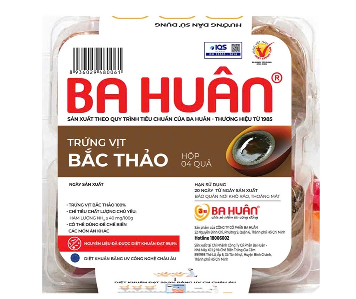 Trứng Vịt Bắc Thảo Hộp 10 trứng