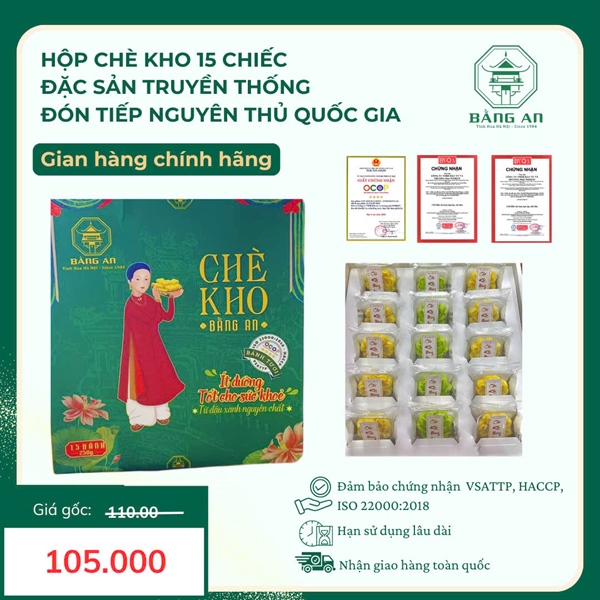 Chè Kho Bằng An (15 bánh)