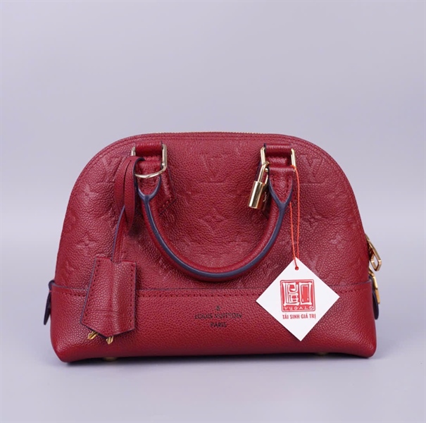 Túi LV Alma đỏ có lót form kèm ổ+ chìa (AR4129) sz24 KG +