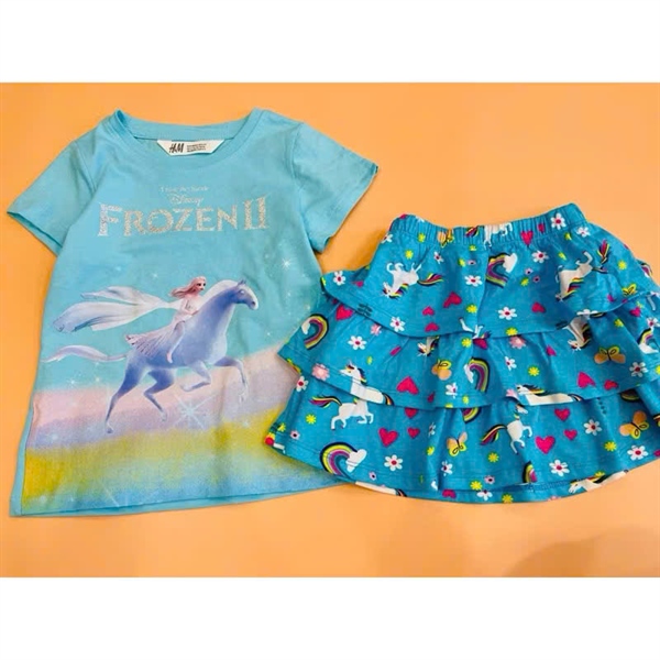 P619 Set bộ chân váy 2-10Y