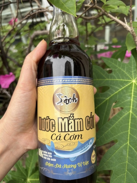 Nước mắm cốt cá cơm sành (525ml)
