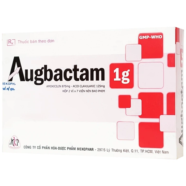 Augbactam 1g mekophar (h/14v)