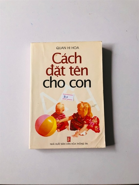 CÁCH ĐẶT TÊN CHO CON - 365 trang, nxb: 2002