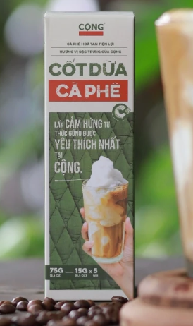 Cộng Cà Phê Cốt Dừa Hộp 75g