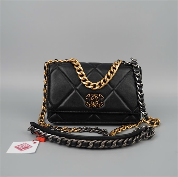 Túi Chanel Woc 19 màu đen (XJ1TGT22) +