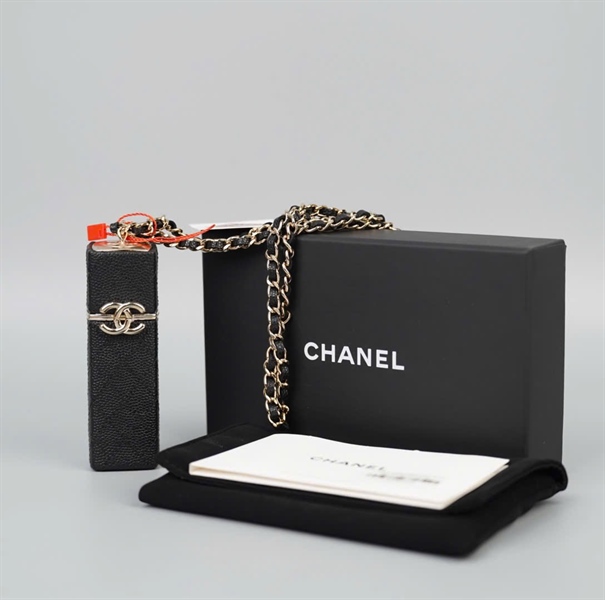 Túi Chanel đựng son màu đen 31207537 (HC) +