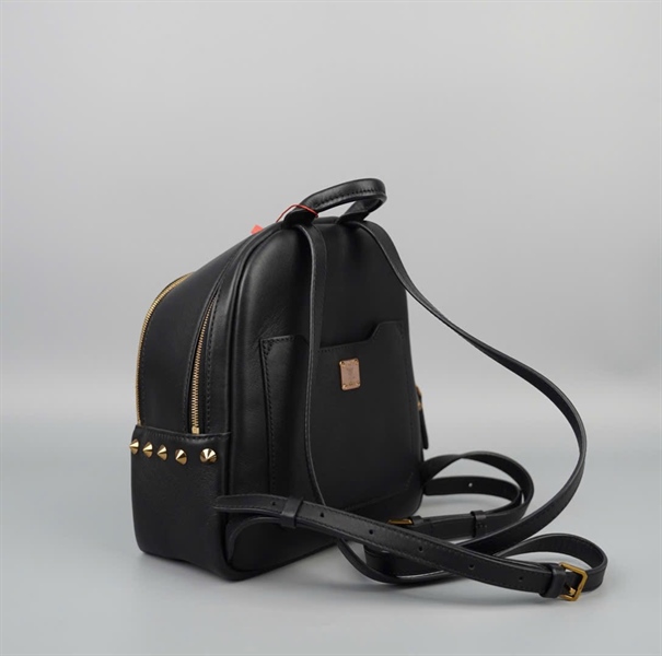 Balo MCM màu đen đính tai thỏ (T1068) KG+