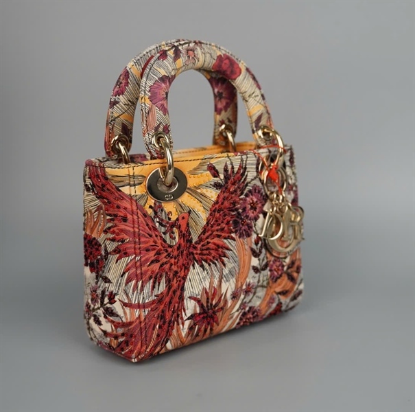 Túi Dior lady hình phượng sz mini (HC) +