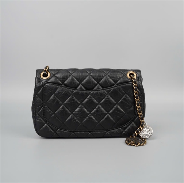 Túi Chanel Charm đen đồng xu (20639561) sz19 (HC) +