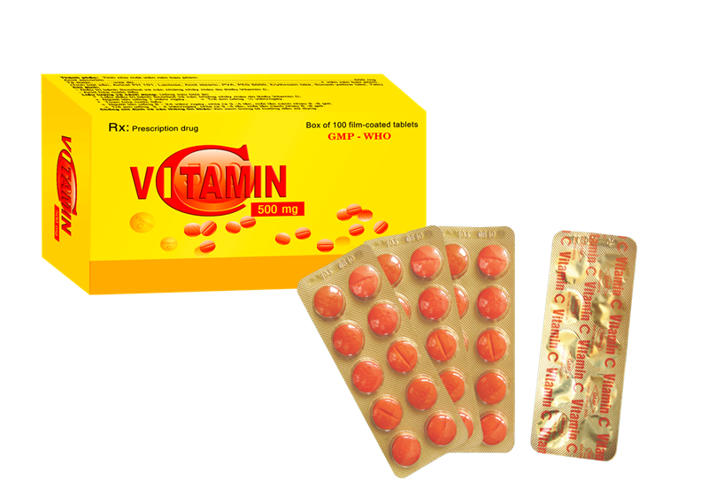 Vitamin c 500mg quapharco (h/100v)