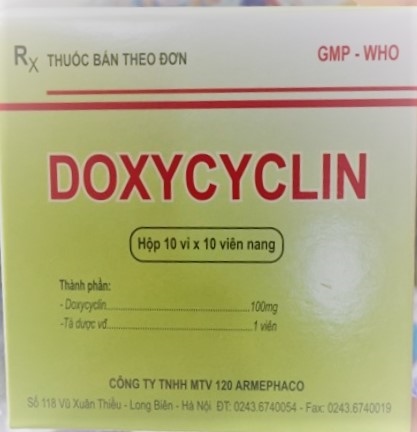 Doxycyclin 100mg mtv 120 armephaco (h/100v)