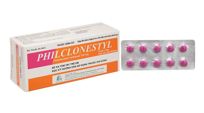 Philclonestyl clorphenesin 125mg boston (h/50v)