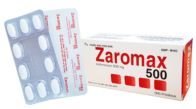 Zaromax azithromycin 500mg dhg (h/30v)