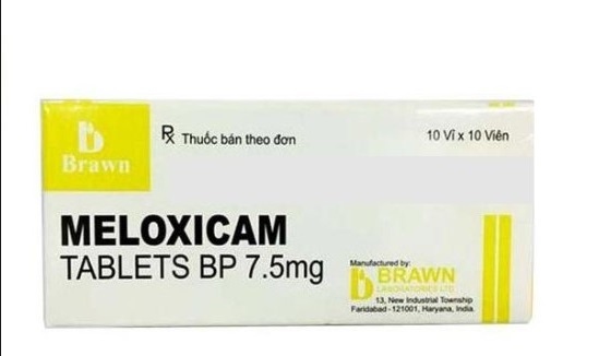 Meloxicam tablets bp 7.5mg brawn (h/100v)
