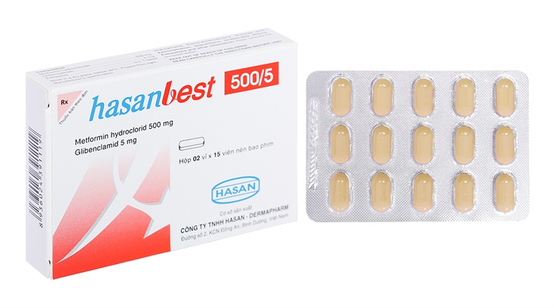 Hasanbest 500mg/5mg hasan (h/30v)