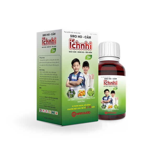 Siro ho cảm ích nhi 3+ nam dược (c/90ml)