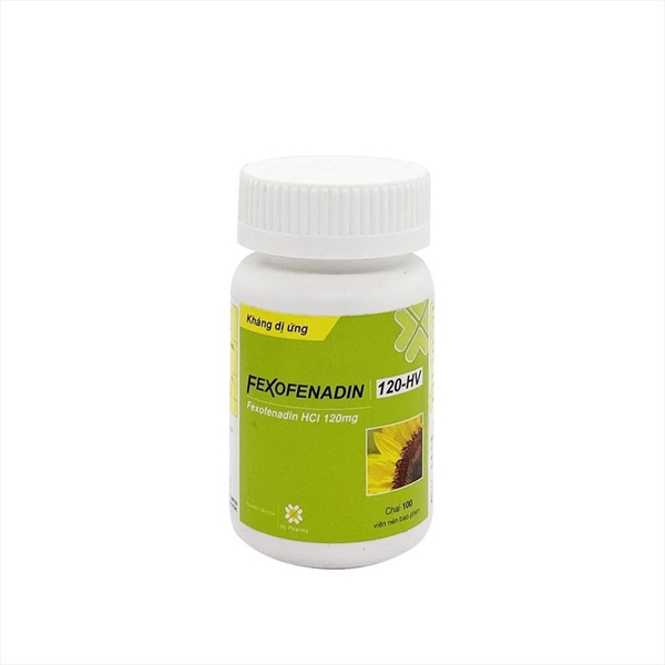 Fexofenadin 120mg - hv usp (c/100v)