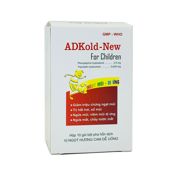 Adkold-new for children 2.5mg/0.625mg pharbaco (h/10gói)