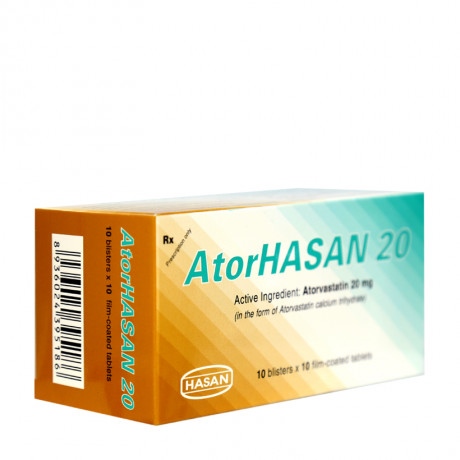 Atorhasan atorvastatin 20mg hasan (h/100v)