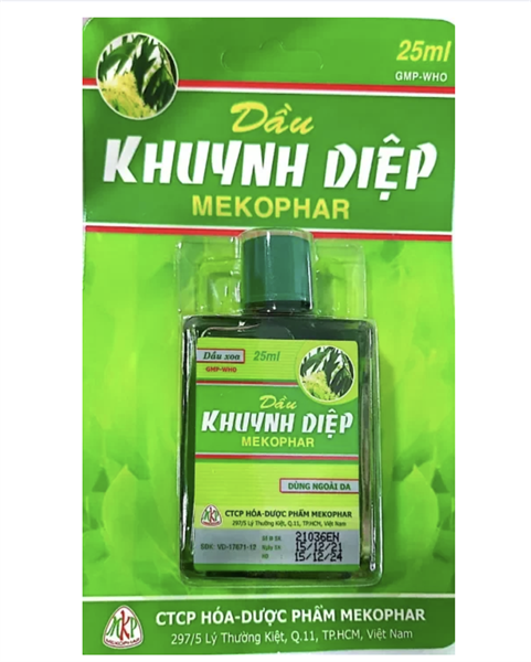 Dầu khuynh diệp mekophar (c/25ml)