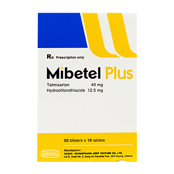 Mibetel plus 40mg hasandermapharm (h/30v)
