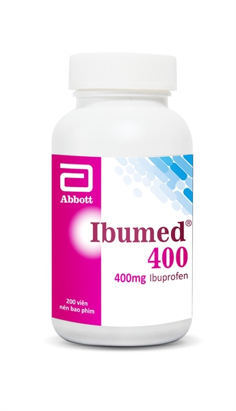 Ibumed Ibuprofen 400mg Abbott (chai/200viên nén)