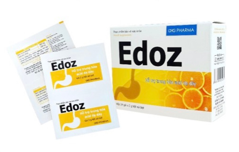 Edoz hỗ trợ trung hòa acid dạ dày dhg (h/24gói)