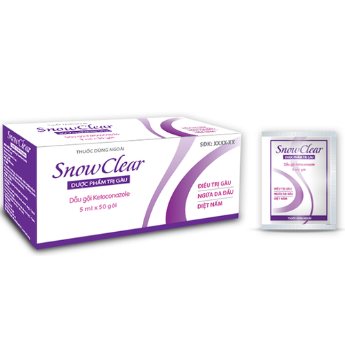 Dầu gội trị gàu snowclear (h/50gói)