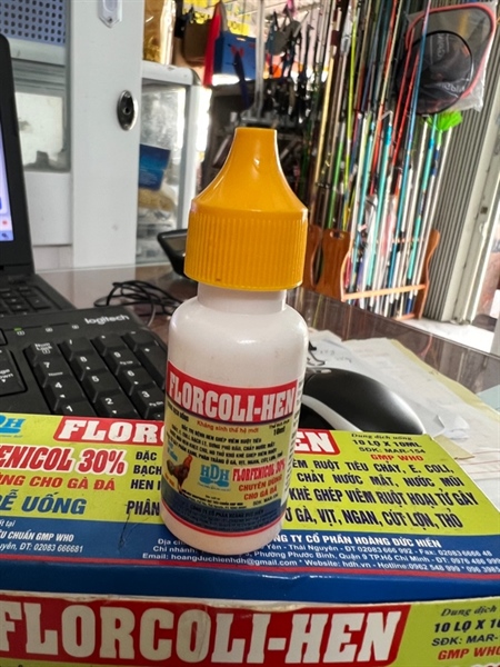 HDH-Florcoli-Hen, khẹc sổ mũi, CRD, phân xanh trắng