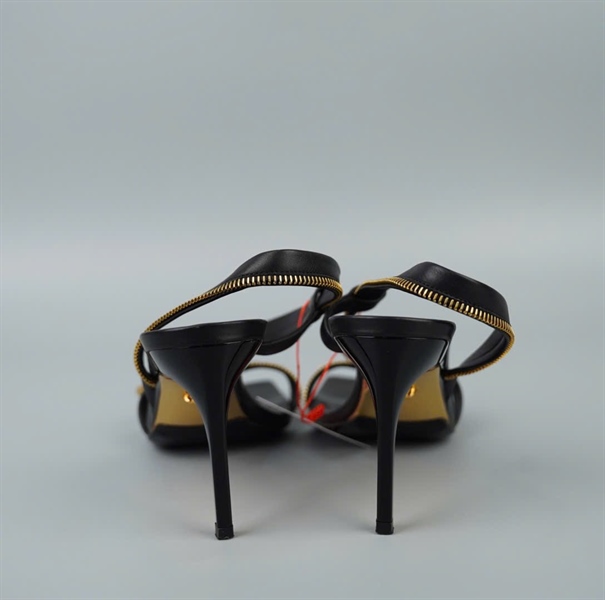 Giày Versace đen đế 9p sz37 KG +