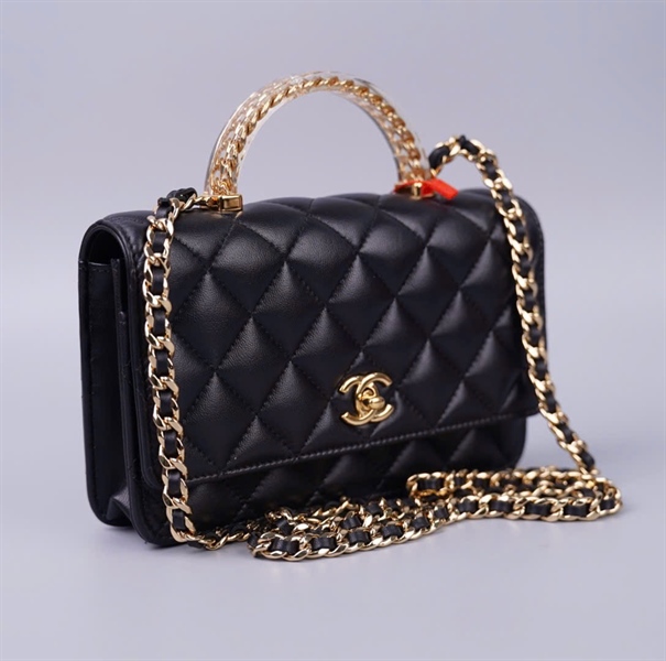 Túi Chanel Woc đen (HJ2605U7) sz19 (HC) +