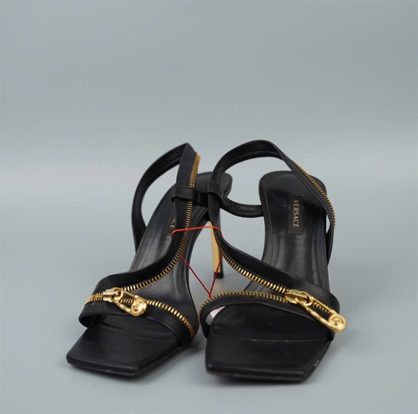 Giày Versace đen đế 9p sz37 KG +
