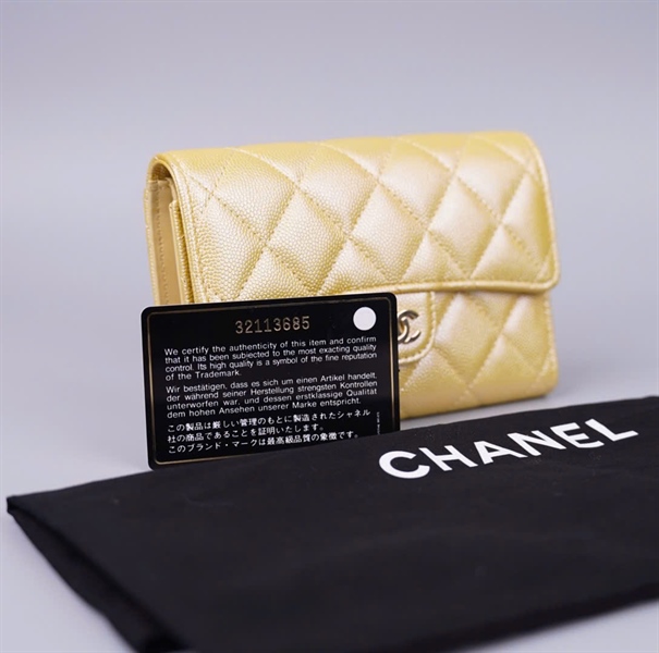 Ví Chanel màu vàng (32113685) KG+