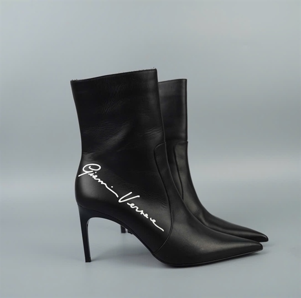 Giày Versace Boot đen đế 9p sz37 KG +