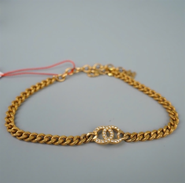 Vòng cổ Chanel logo vàng KG +